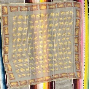 Brooke Cadwallader Sheer Menagerie Scarf